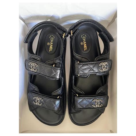 chanel sandals dad.